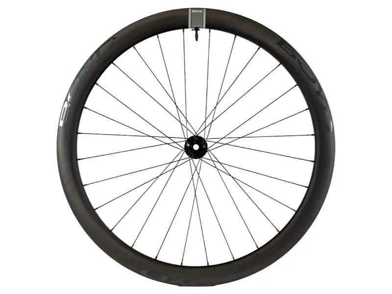 Boyd 44mm Disc Brake Carbon Fibre Wheelset HG in Black-1