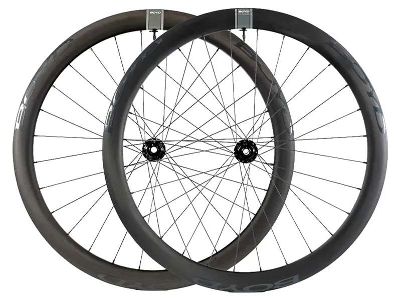 Boyd 44mm Disc Brake Carbon Fibre Wheelset XDR in Black
