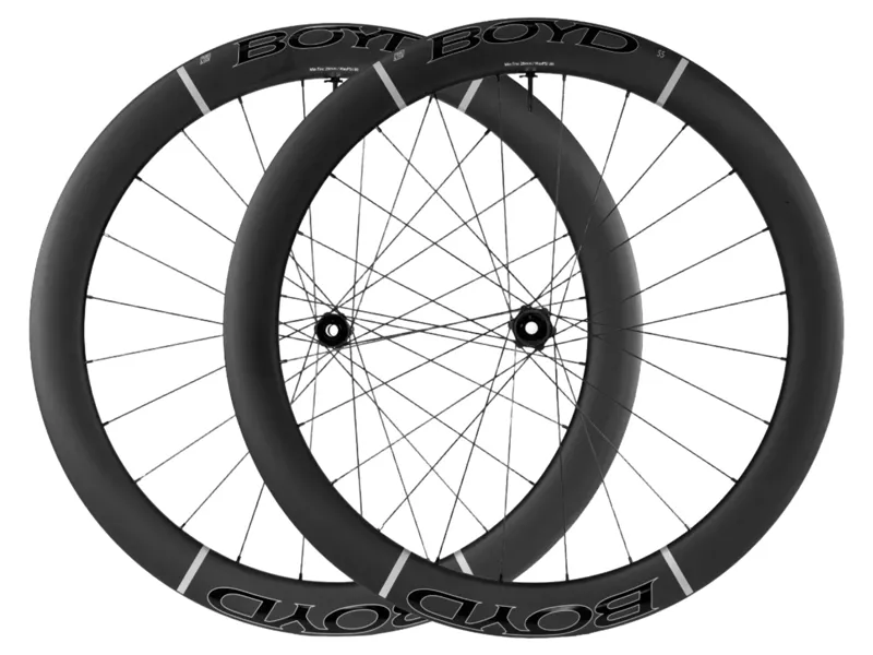 Boyd 55 Road Disc SL Carbon Wheelset HG in Black
