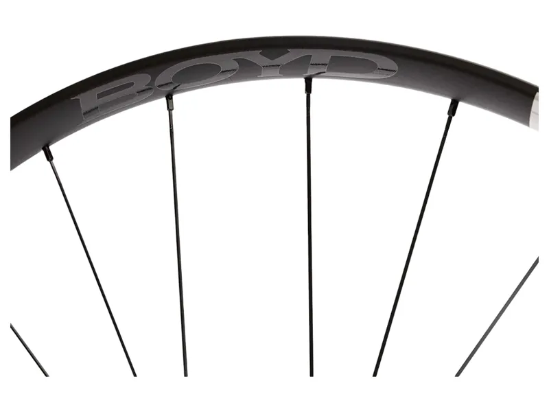 Boyd CCC 700c Alloy Gravel Wheelset - Micro Spline - in Black Decals-3