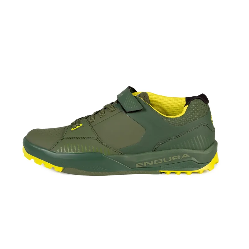 Endura MT500 Burner Flat MTB Shoe in Forest Green-1