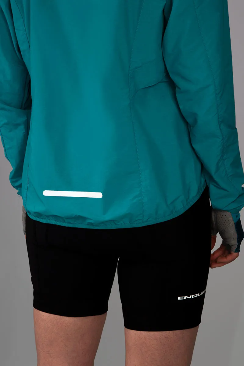 Endura Women's Pakajak Shell Jacket in Hi-Viz Yellow-3