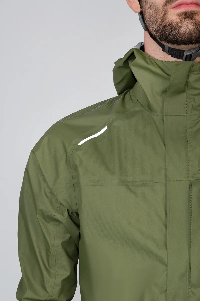 Endura GV500 Waterproof Jacket in Olive Green-6