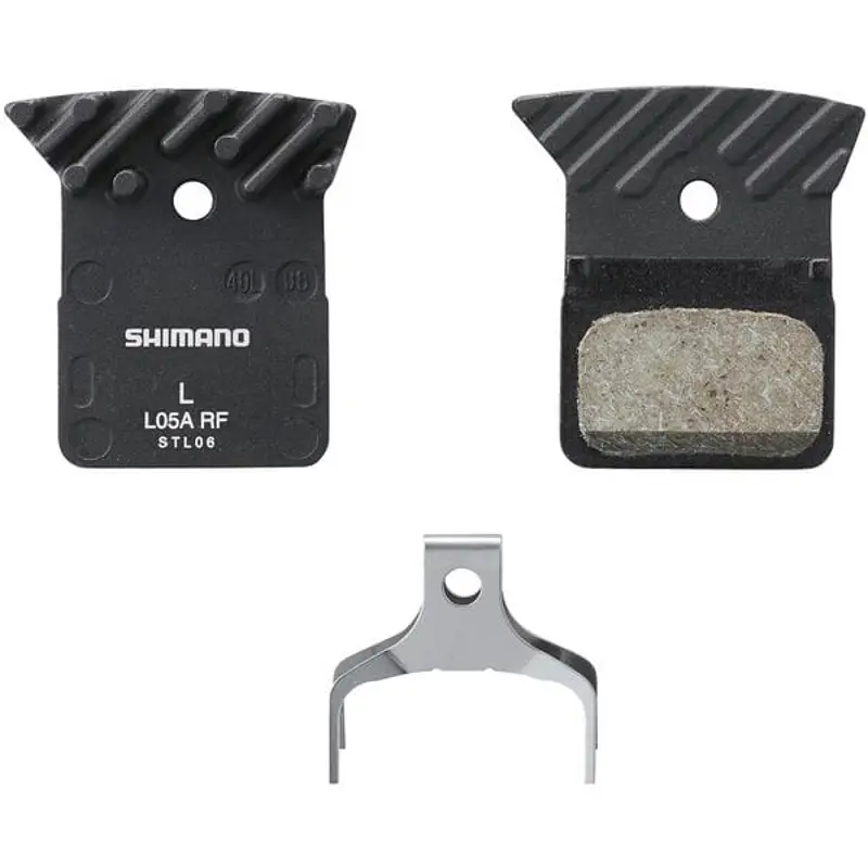 Balfes Bikes Shimano L05A Resin Pad/Spring Alloy Back Brake Pads With Fin | Free postage over £30, £10 off first order, price match & 0% finance.