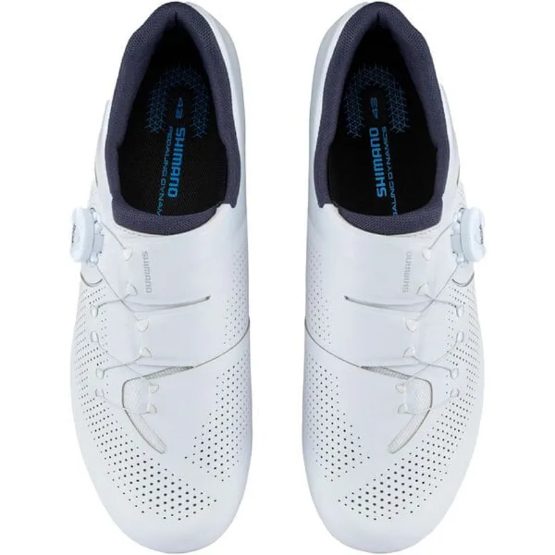 Shimano RC302 Road Shoes in White-4
