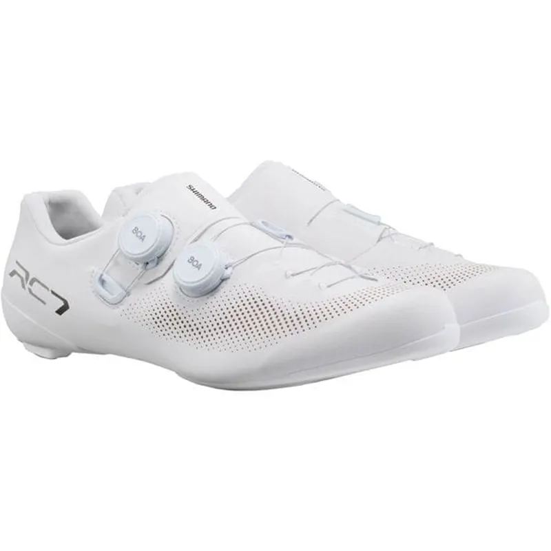 Shimano RC703 Road Shoes in White-1