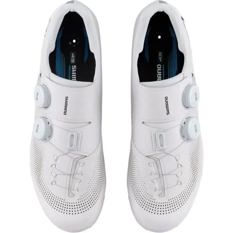 Shimano RC703 Road Shoes in White-4