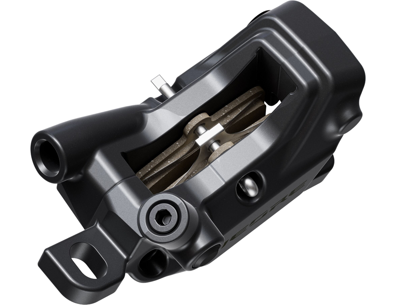 Shimano Deore BR-M6220 4-Pot Calliper Post Mount without Adapters Front or Rear-1