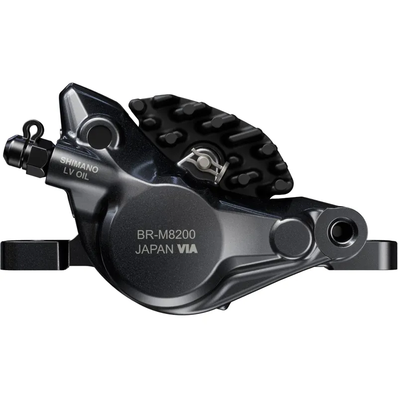 Shimano BR-M8200 XT 2 pot disc brake calliper post mount in Black-1