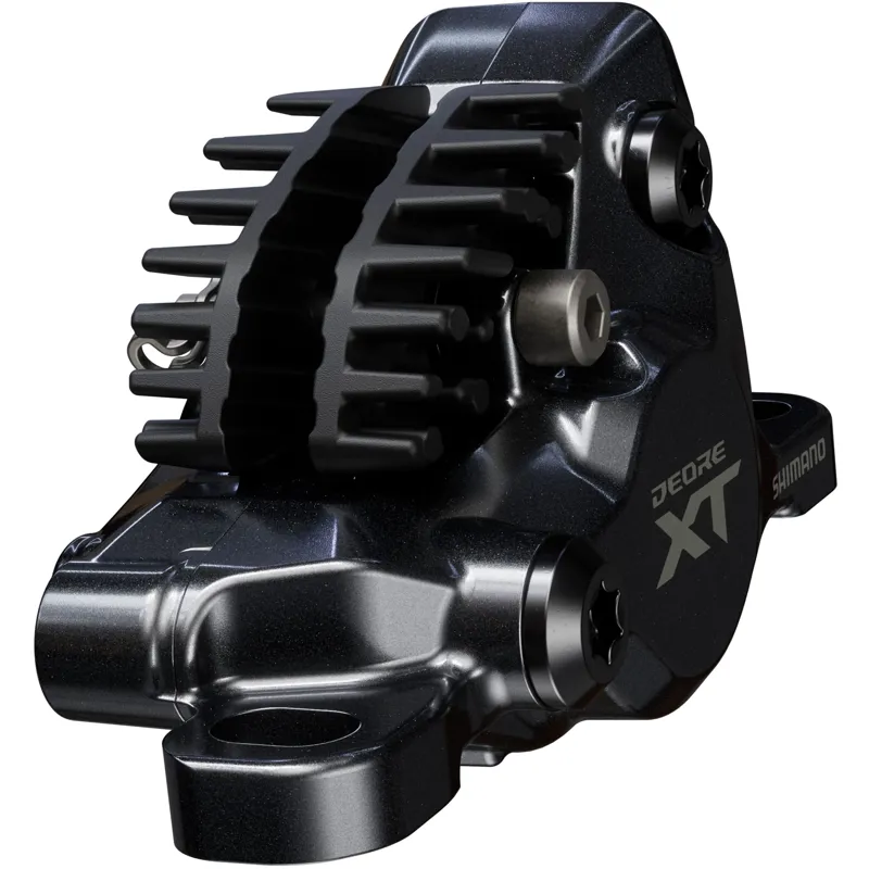 Shimano BR-M8200 XT 2 pot disc brake calliper post mount in Black-2