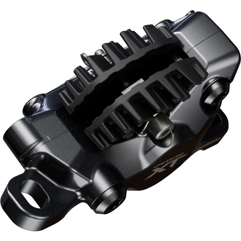 Shimano BR-M8200 XT 2 pot disc brake calliper post mount in Black-3