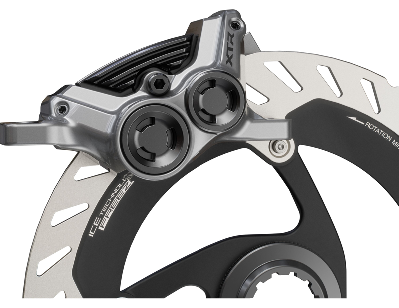 Shimano BR-M9220 XTR 4 pot post mount calliper in Grey-1