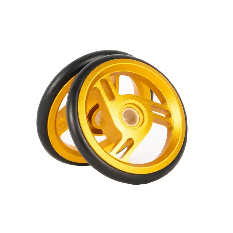 Balfes Bikes Brompton ACPT Line Roller Wheel Pair in Gold | Free postage over £30, £10 off first order, price match & 0% finance.