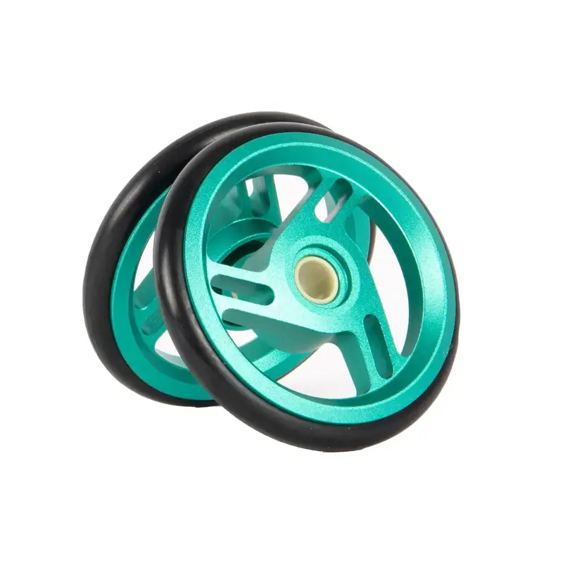 Balfes Bikes Brompton ACPT Line Roller Wheel Pair in Green | Free postage over £30, £10 off first order, price match & 0% finance.