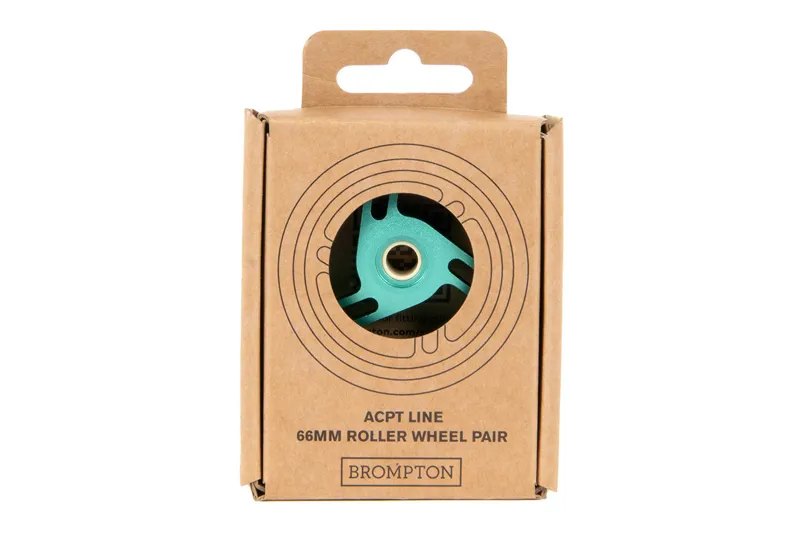 Brompton ACPT Line Roller Wheel Pair in Green-2