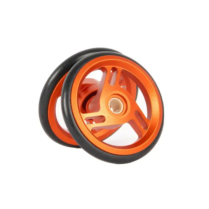 Balfes Bikes Brompton ACPT Line Roller Wheel Pair in Orange | Free postage over £30, £10 off first order, price match & 0% finance.