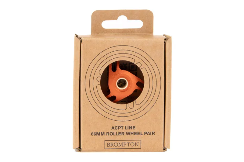 Brompton ACPT Line Roller Wheel Pair in Orange-2