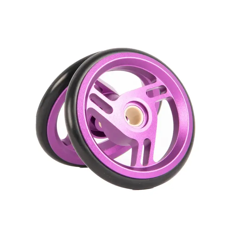 Balfes Bikes Brompton ACPT Line Roller Wheel Pair in Purple | Free postage over £30, £10 off first order, price match & 0% finance.