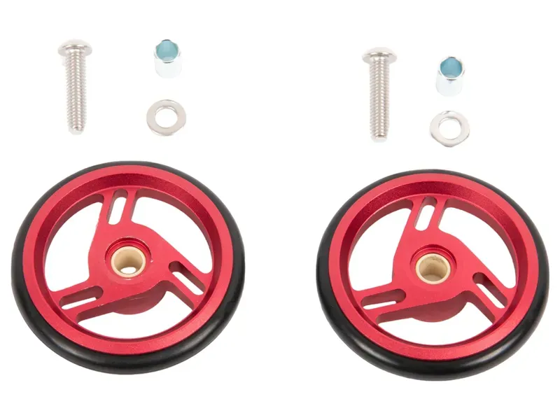 Brompton ACPT Line Roller Wheel Pair in Red-1