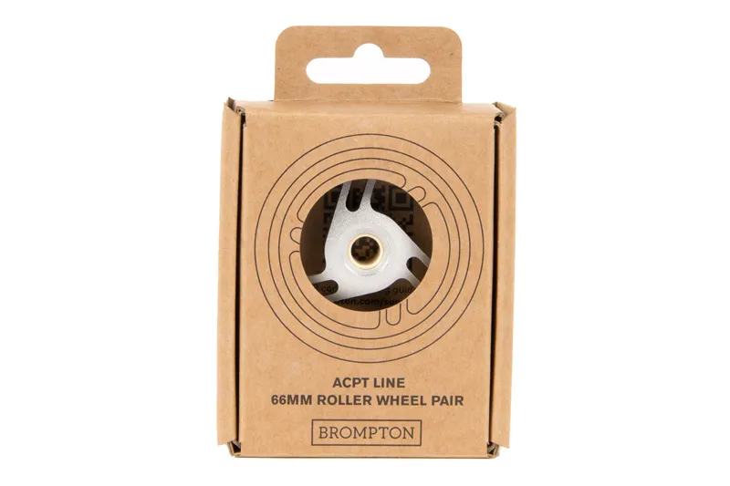 Brompton ACPT Line Roller Wheel Pair in Silver-2