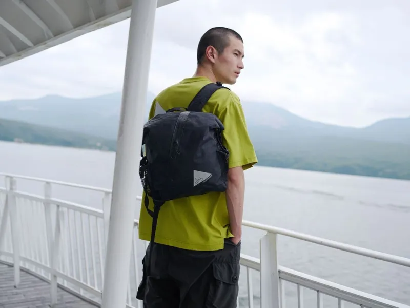 Brompton x and wander Backpack in black-8