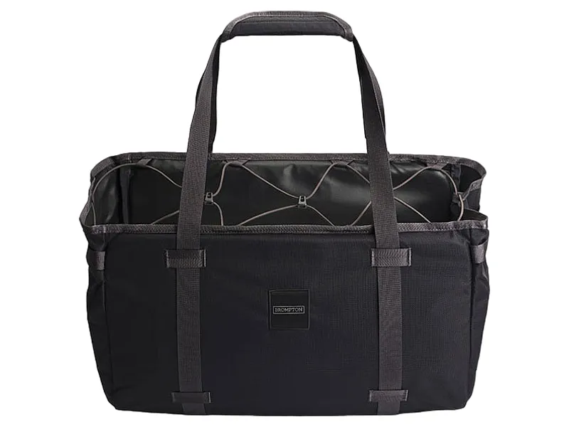 Brompton Basket Bag L + Brace + Frame 23L in Black