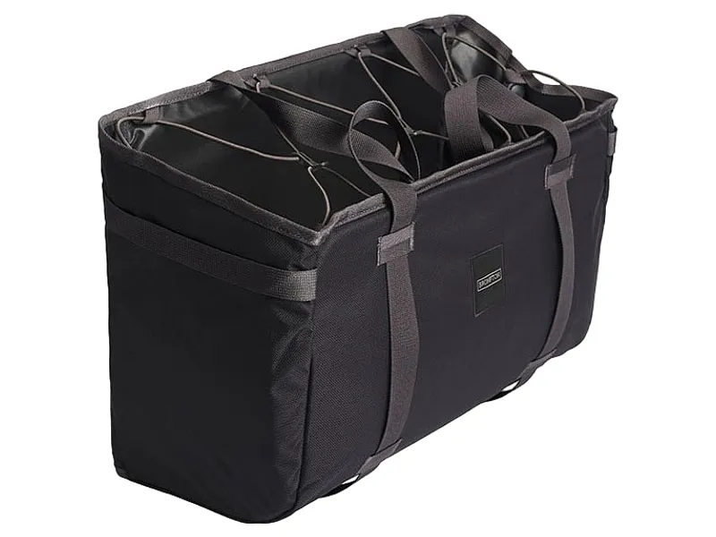 Brompton Basket Bag L + Brace + Frame 23L in Black-1