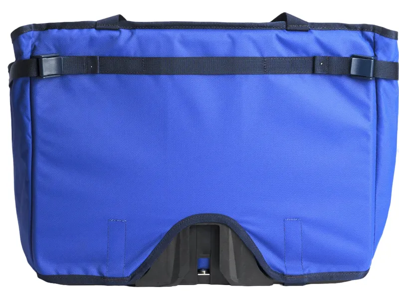 Brompton Basket Bag L + Brace + Frame 23L in Blue-2