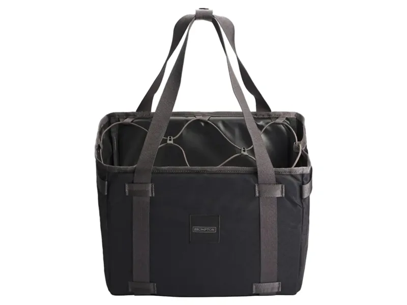 Brompton Basket Bag S + Brace + Frame 10L in Black