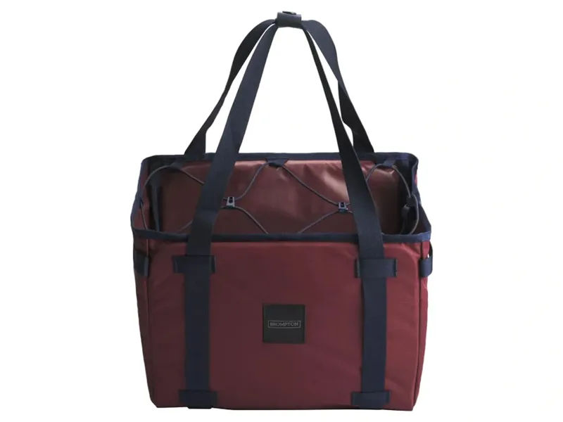 Brompton Basket Bag S + Brace + Frame 10L in Plum
