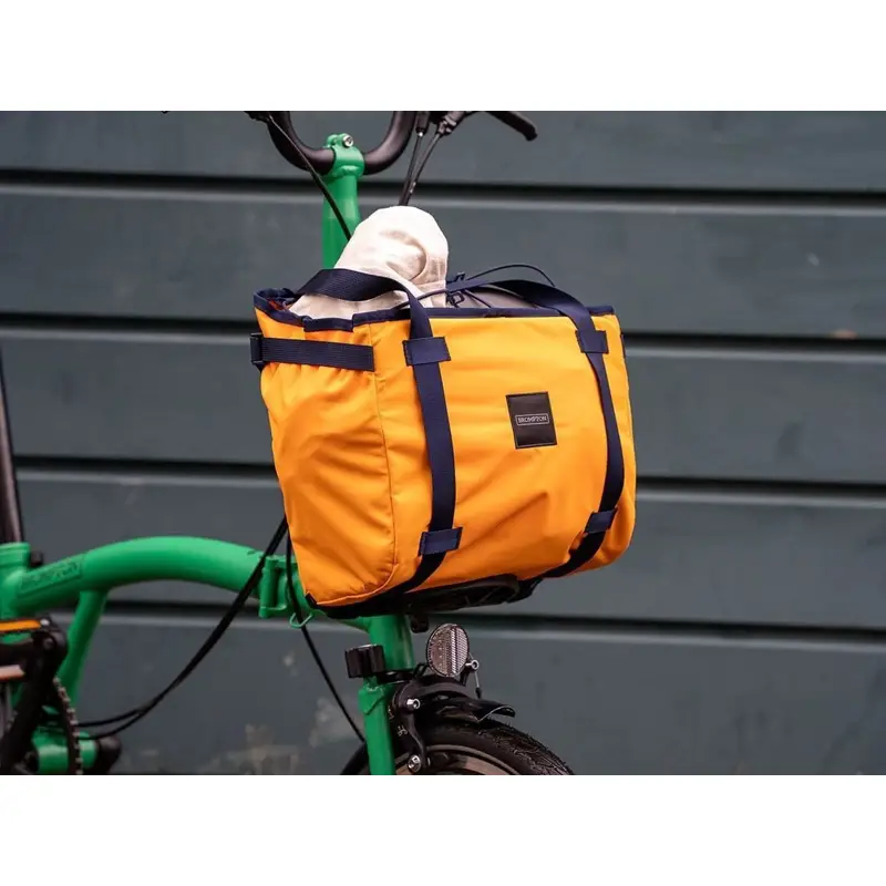 Balfes Bikes Brompton Basket Bag S in Sunset Yelw | Free postage over £30, £10 off first order, price match & 0% finance.