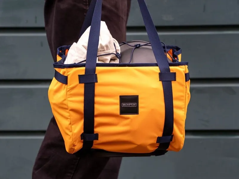 Brompton Basket Bag S in Sunset Yelw-1