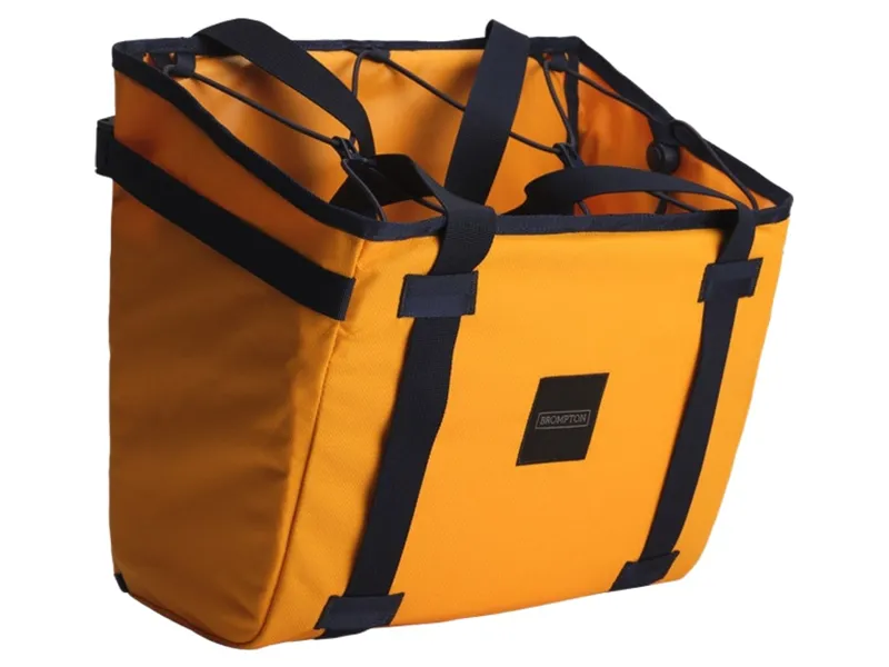 Brompton Basket Bag S in Sunset Yelw-7
