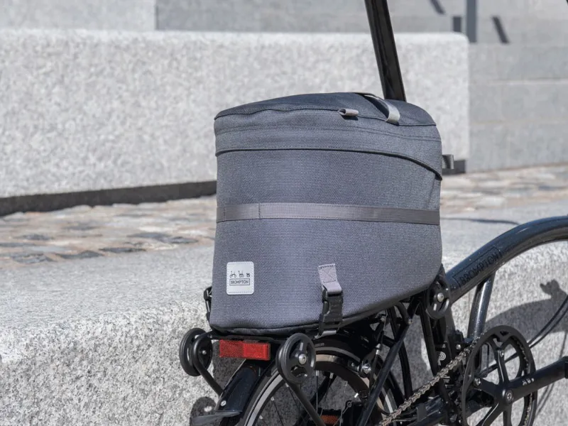 Brompton Borough Roller Rack Bag in Dark Grey-2