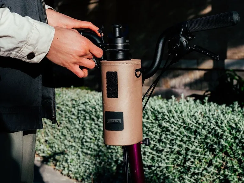 Brompton Bottle Holder in Sand-6