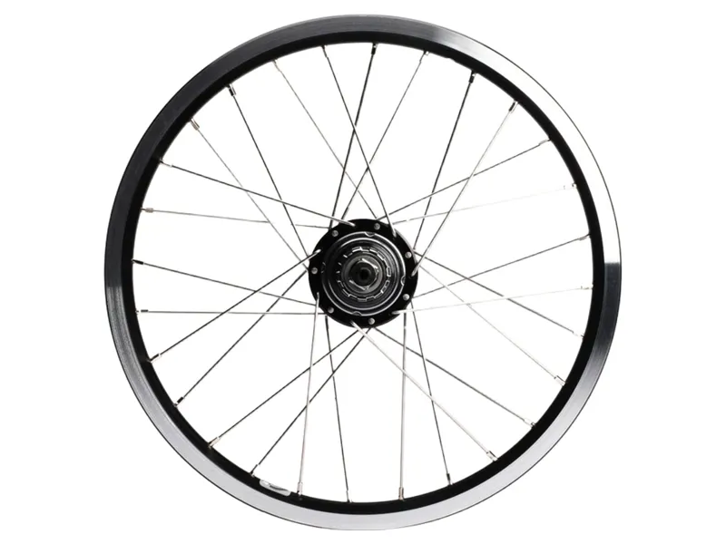 Brompton BWR Rear Wheel and Fittings 3 Speed for 6 Speed in Black/Silver