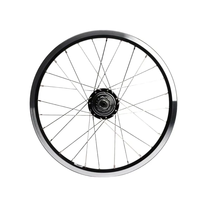 Balfes Bikes Brompton BWR Rear Wheel and Fittings 3 Speed for 6 Speed in Black/Silver | Free postage over £30, £10 off first order, price match & 0% finance.