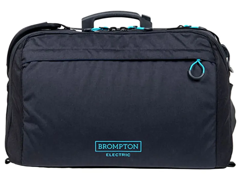 Brompton City Bag For Brompton Electric With Frame in Black