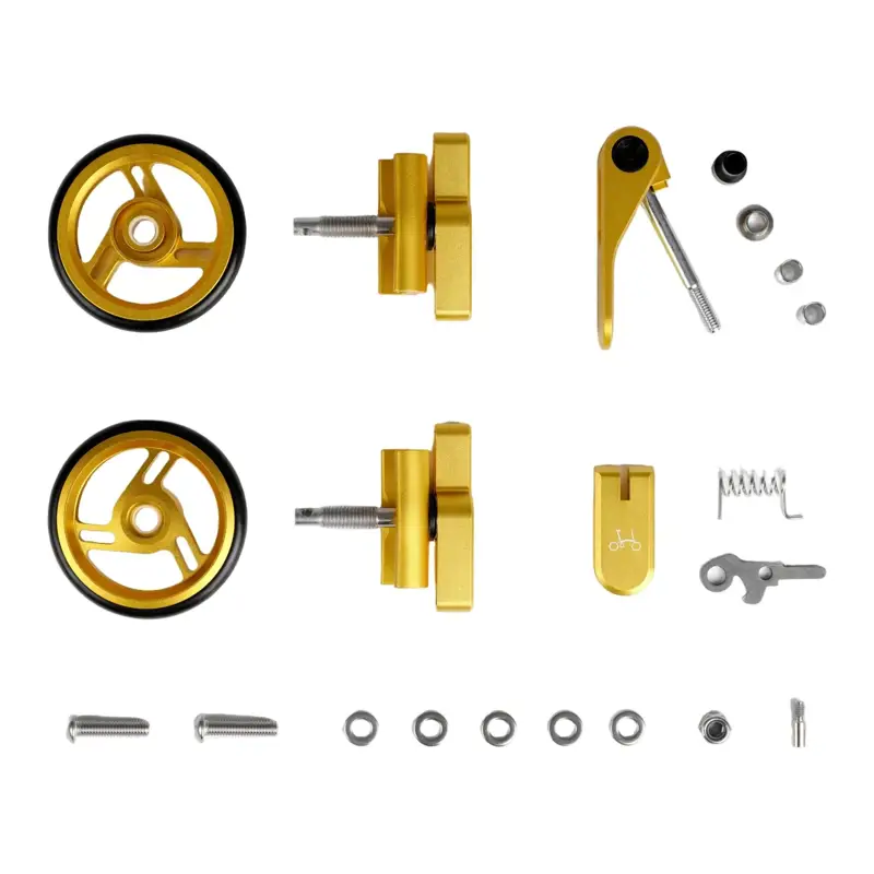 Balfes Bikes Brompton Colourlab Touch Points in Gold | Free postage over £30, £10 off first order, price match & 0% finance.