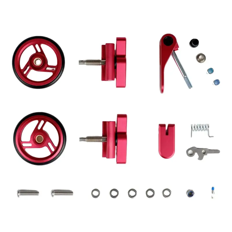 Balfes Bikes Brompton Colourlab Touch Points in Red | Free postage over £30, £10 off first order, price match & 0% finance.