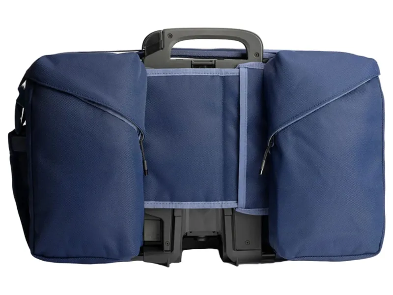 Brompton Electric Zip Bag Large + Frame in Navy-2