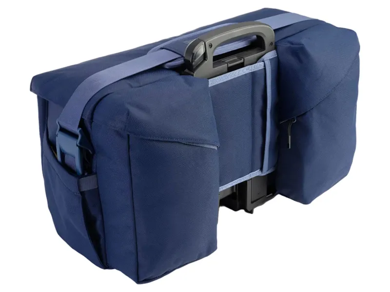 Brompton Electric Zip Bag Large + Frame in Navy-3