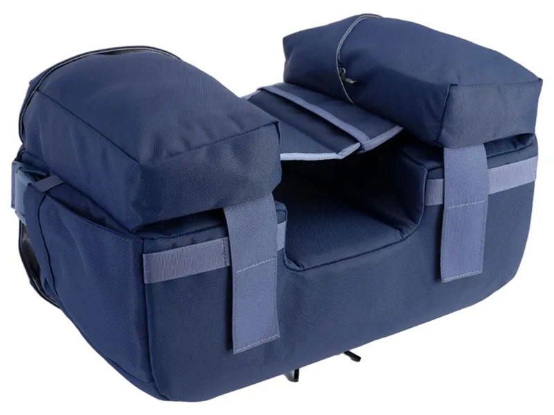 Brompton Electric Zip Bag Large + Frame in Navy-4