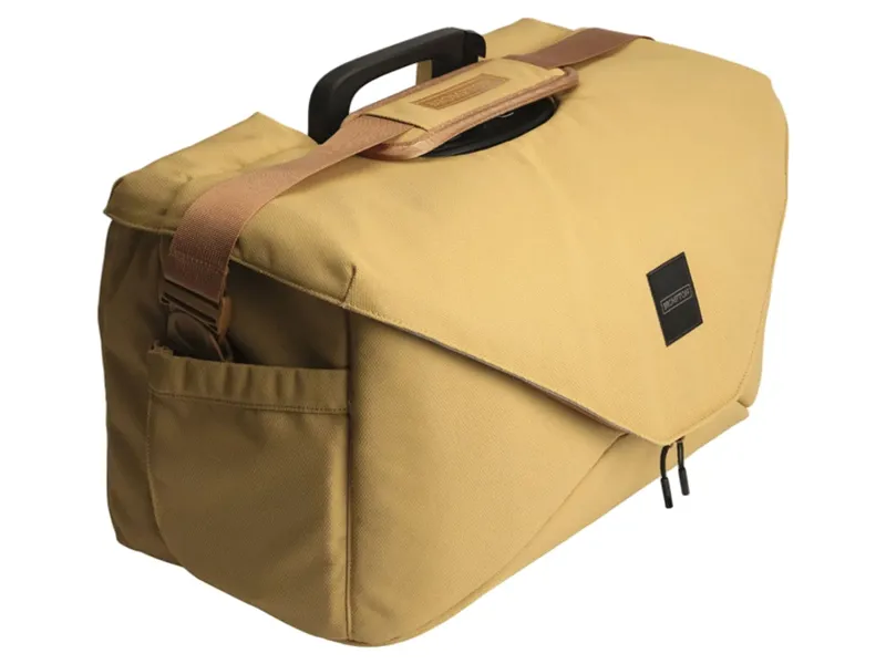 Brompton Electric Zip Bag Large + Frame in Sand-1