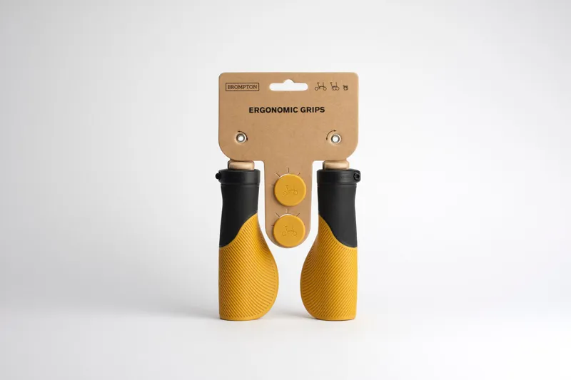 Brompton Ergonomic Grips in Gold-1
