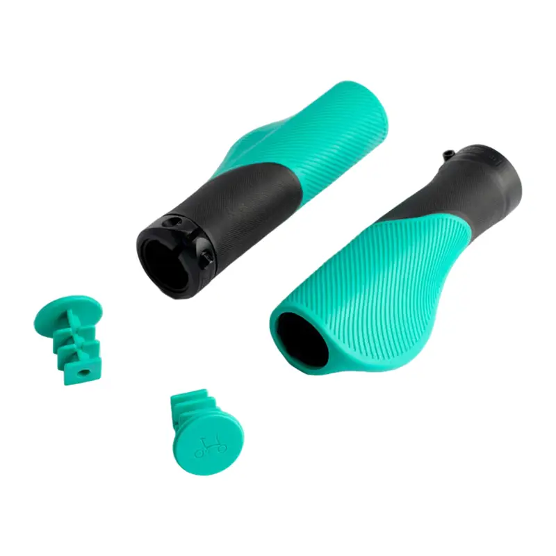 Balfes Bikes Brompton Ergonomic Grips in Green | Free postage over £30, £10 off first order, price match & 0% finance.