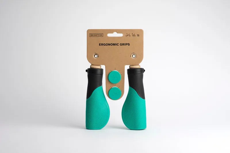 Brompton Ergonomic Grips in Green-1