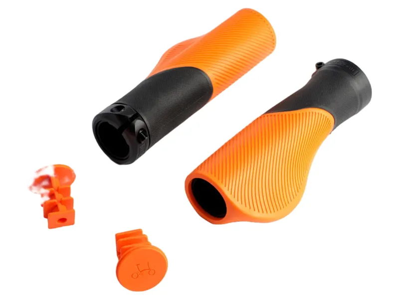 Brompton Ergonomic Grips in Orange