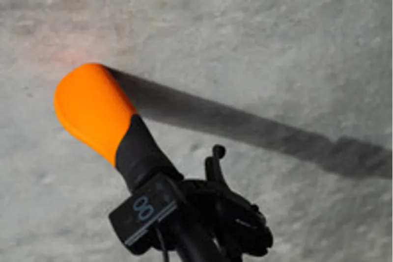 Brompton Ergonomic Grips in Orange-2