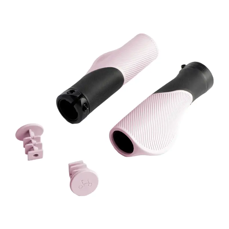 Balfes Bikes Brompton Ergonomic Grips in Pink | Free postage over £30, £10 off first order, price match & 0% finance.